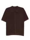 Theory Cotton Cardigan In Braun