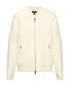 Theory Cotton-cashmere Zip-up Cardigan In White