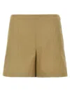 Theory Cotton Shorts With Back And Side Pockets