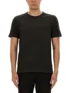 Theory Cosmos Essential Slub Cotton T-shirt In Black Multi