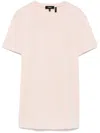 Theory Cotton T-shirt In Pink