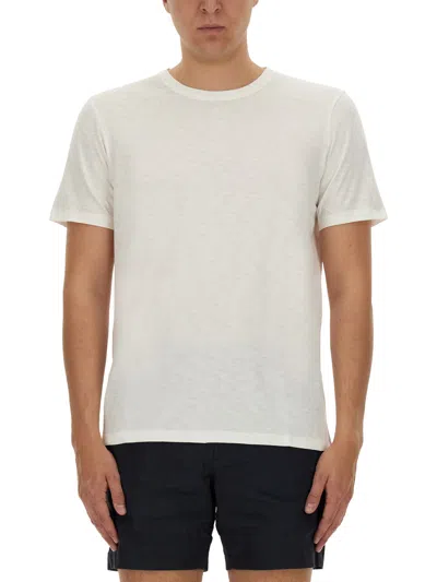 Theory Cotton T-shirt In White