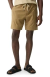 Theory Cotton Terry Cloth Drawstring Shorts
