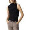 Theory Cowl Neck Shell In Black