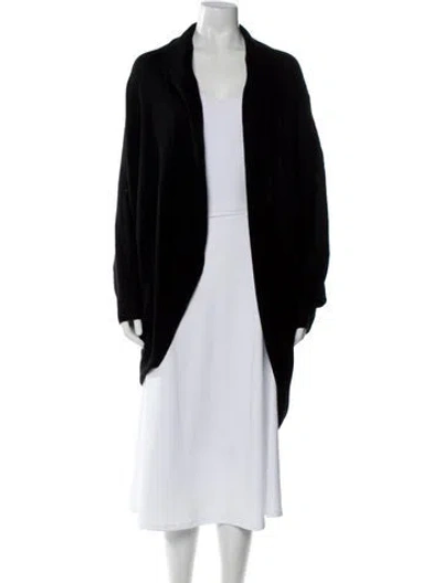 Pre-owned Theory Cowl Neck Sweater In Black