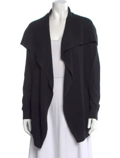 Pre-owned Theory Cowl Neck Sweater In Black