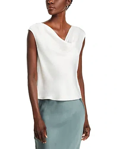 Theory Cowl Neck Top In Ivory