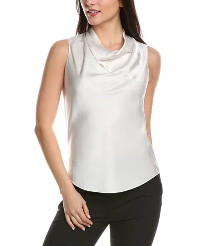 Theory Cowl Top In White