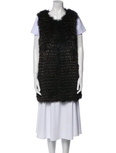 Pre-owned Theory Coyote Coat In Black