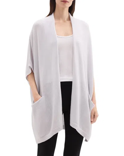 Theory Cozy Wool Poncho In Multi