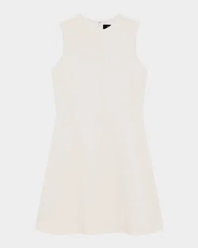 THEORY CREPE A-LINE MINI DRESS
