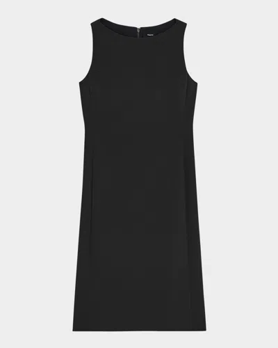Theory Crepe Mermaid Dress In Black