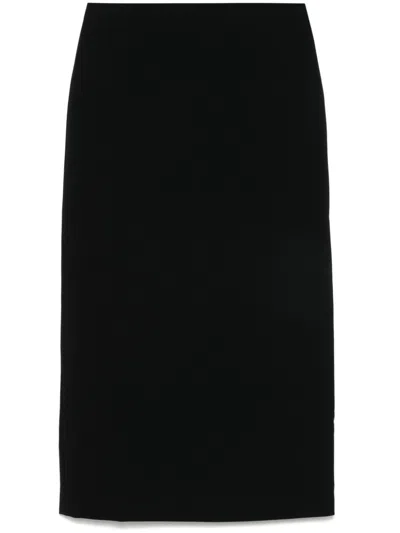 Theory Crepe Skirt In Black