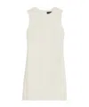 Theory Crepe Straight Dress In White
