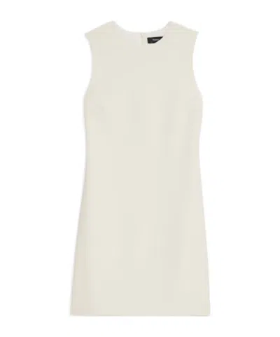 Theory Crepe Straight Dress In C Rice