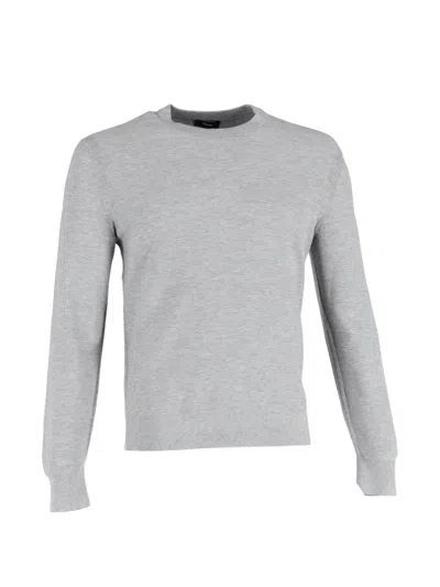 Pre-owned Theory Crew-neck Cotton T-shirt In Gray