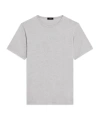 Theory Precise Luxe Cotton T-shirt In White