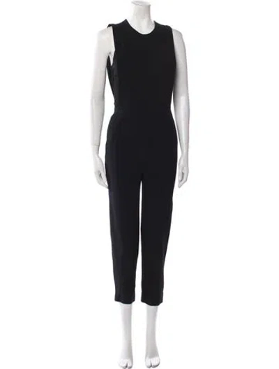 Pre-owned Theory Crew Neck Jumpsuit In Black