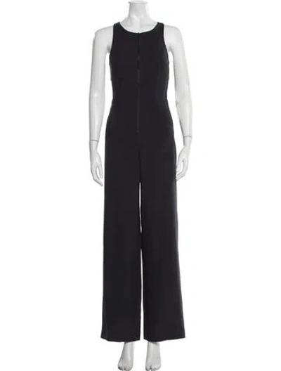 Pre-owned Theory Crew Neck Jumpsuit In Blue