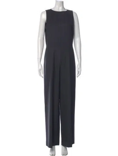 Pre-owned Theory Crew Neck Jumpsuit W/ Tags In Gray