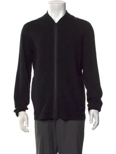Pre-owned Theory Crew Neck Long Sleeve Sweatshirt In Blue
