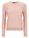 Theory 'round Neck Po' Knit Sweater
