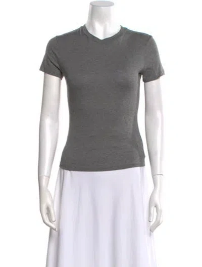 Pre-owned Theory Crew Neck Short Sleeve T-shirt W/ Tags In Gray