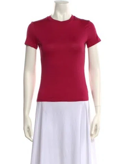 Pre-owned Theory Crew Neck Short Sleeve T-shirt W/ Tags In Pink