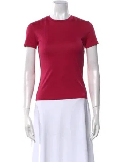 Pre-owned Theory Crew Neck Short Sleeve T-shirt W/ Tags In Pink
