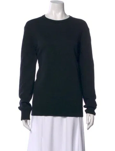 Pre-owned Theory Crew Neck Sweater In Black