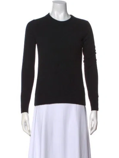 Pre-owned Theory Crew Neck Sweater In Black