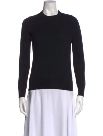 Pre-owned Theory Crew Neck Sweater In Black