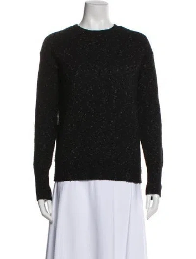 Pre-owned Theory Crew Neck Sweater In Black