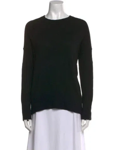 Pre-owned Theory Crew Neck Sweater In Black