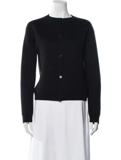 Pre-owned Theory Crew Neck Sweater In Black