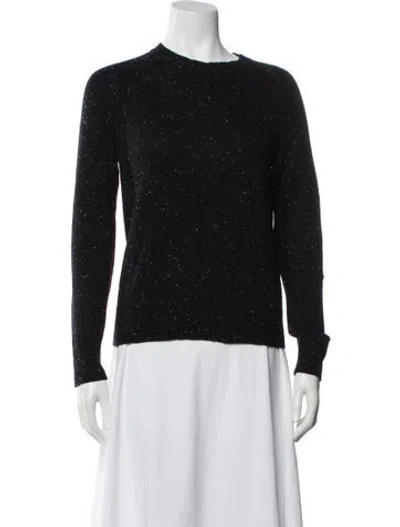 Pre-owned Theory Crew Neck Sweater In Black