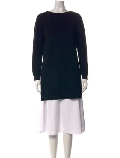 Pre-owned Theory Crew Neck Sweater In Black
