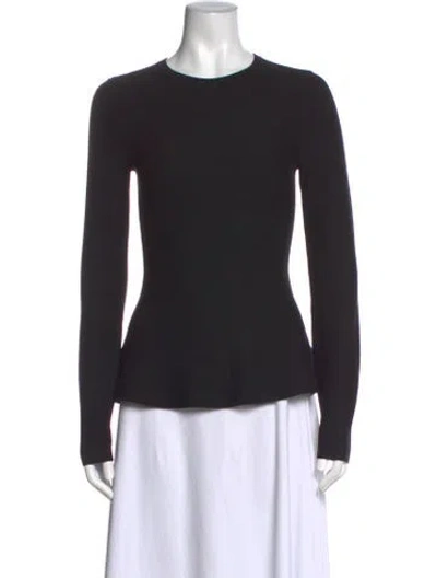 Pre-owned Theory Crew Neck Sweater In Black