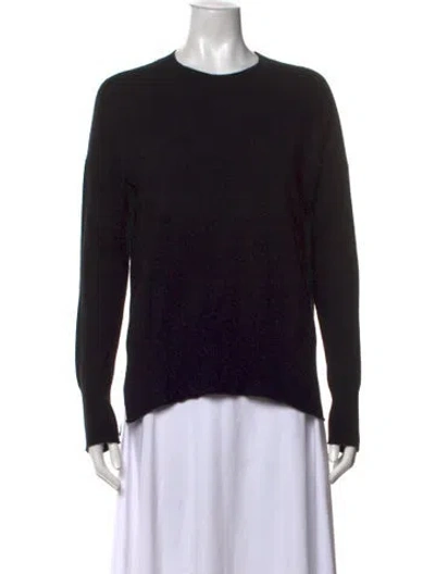 Pre-owned Theory Crew Neck Sweater In Black
