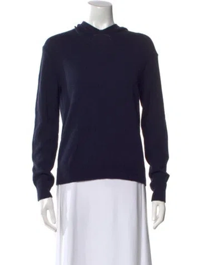 Pre-owned Theory Crew Neck Sweater In Blue