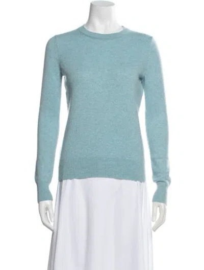 Pre-owned Theory Crew Neck Sweater In Blue