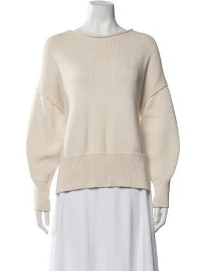 Pre-owned Theory Crew Neck Sweater In Blue
