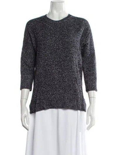 Pre-owned Theory Crew Neck Sweater In Gray