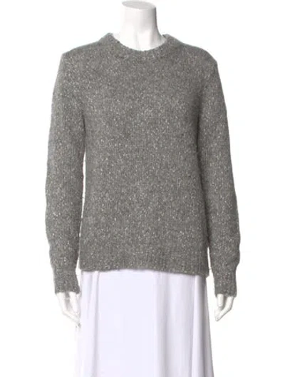 Pre-owned Theory Crew Neck Sweater In Gray