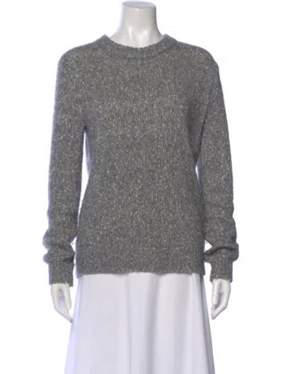 Pre-owned Theory Crew Neck Sweater In Gray