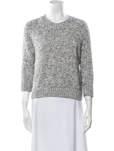 Pre-owned Theory Crew Neck Sweater In Gray