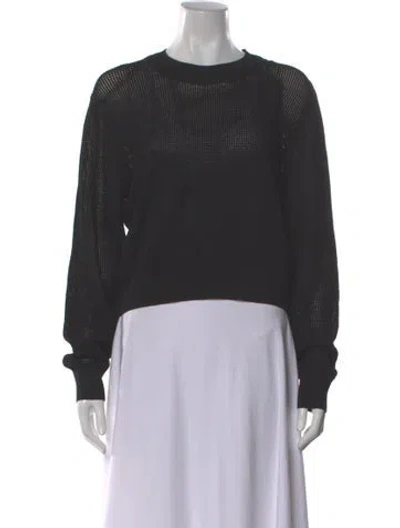 Pre-owned Theory Crew Neck Sweater In Gray