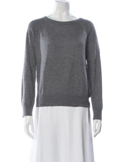 Pre-owned Theory Crew Neck Sweater In Gray