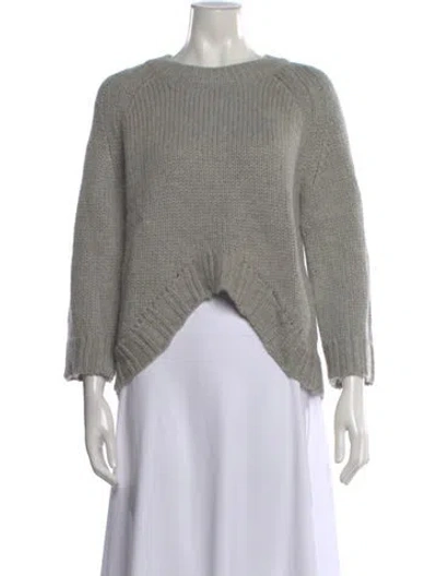 Pre-owned Theory Crew Neck Sweater In Gray