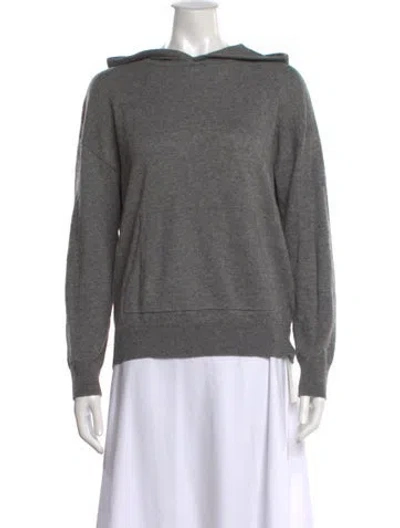 Pre-owned Theory Crew Neck Sweater In Gray
